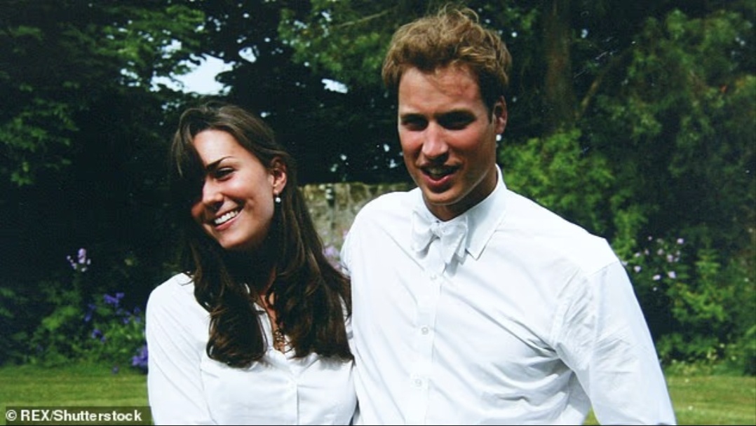 Кейт и Уильям, изображенные на фото в день выпуска в 2005 году, познакомились через несколько недель после начала обучения в Университете Сент-Эндрюс.