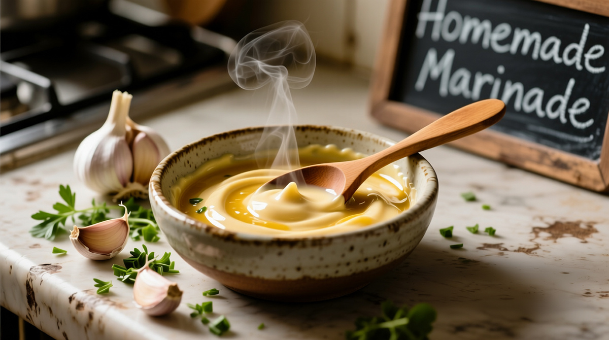 Чесночно-майонезный маринад