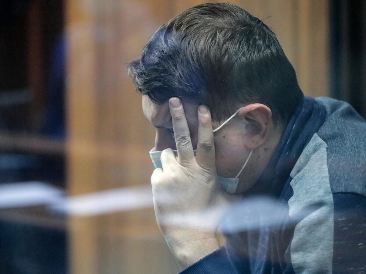    Технический директор компании "СДС-Уголь" Антон Якутов на заседании суда в Кемерове© РИА Новости / Данил Айкин