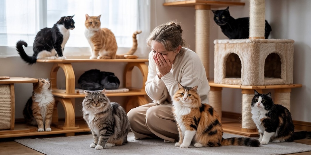 У сына 1/2 в квартире, а он с невесткой "кошачий дворец" там сделал!