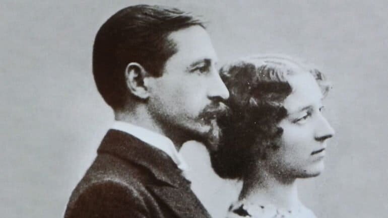 Иван Бунин и его жена Вера Муромцева