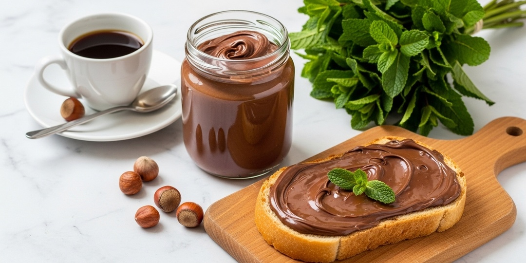 ⏱️ Быстрый рецепт за 20 минут: Домашняя шоколадная паста с фундуком, которую можно хранить в холодильнике до 10 дней.
