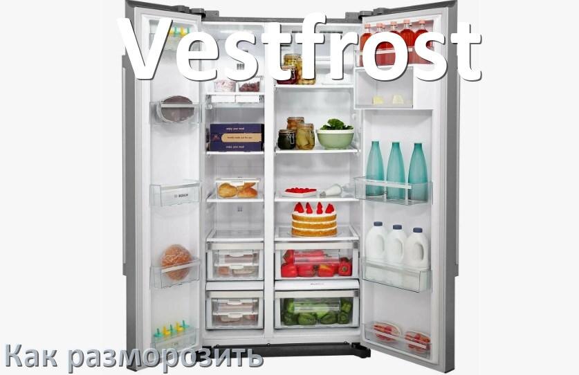
Как разморозить холодильник Vestfrost правильно и отдельно морозильную камеру
