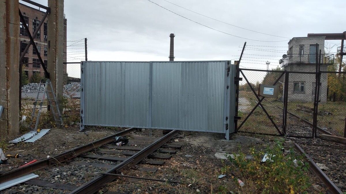 Ворота, изготовленные и установленные нашей компанией в Самаре