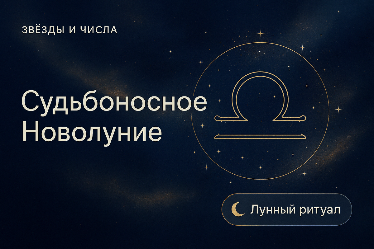    Судьбоносное Новолуние в Весах что звезды скрывают в вашей натальной карте Мария