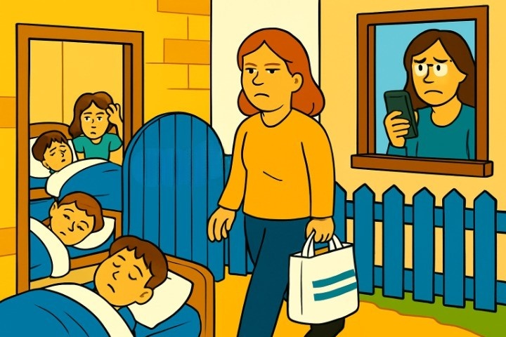 Воспитатель уходит из садика во время тихого часа. На 25 минут... 25 детей спят одни. А что, если кому-то станет плохо?