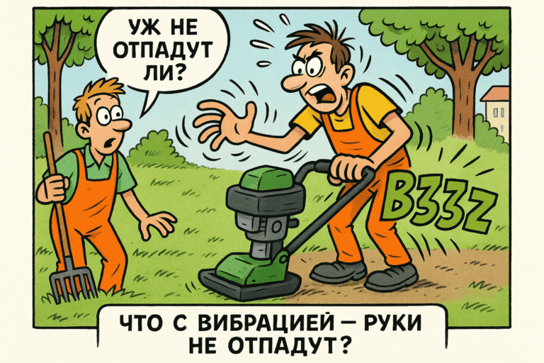    Оператор управляет механизированной тележкой, снижая вибрационную нагрузку на руки Artem Motomul