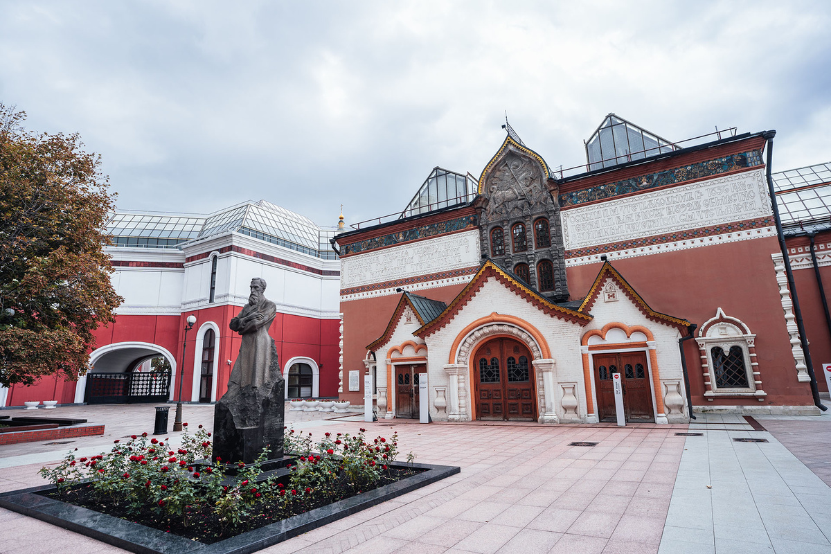    Здание Третьяковской галереи в Лаврушинском переулке