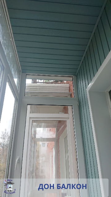 Отделка потолка липой от компании Дон Балкон +7 (342) 299-99-66