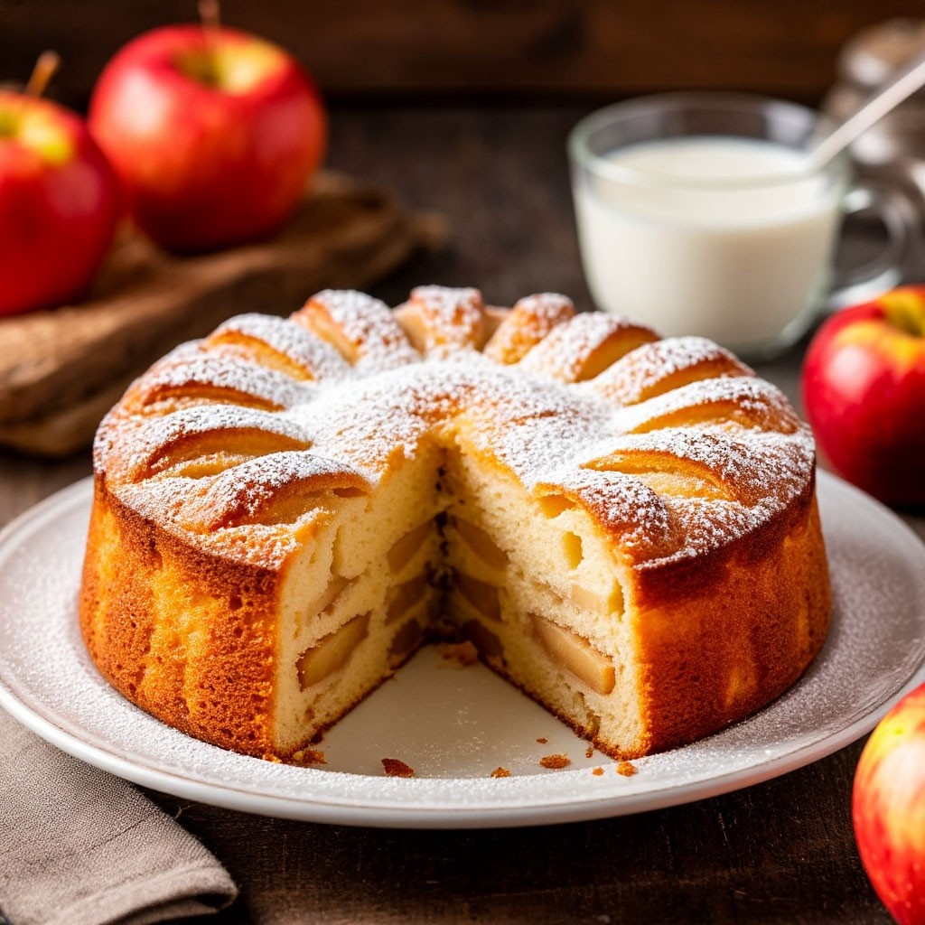 Шарлотка на кефире