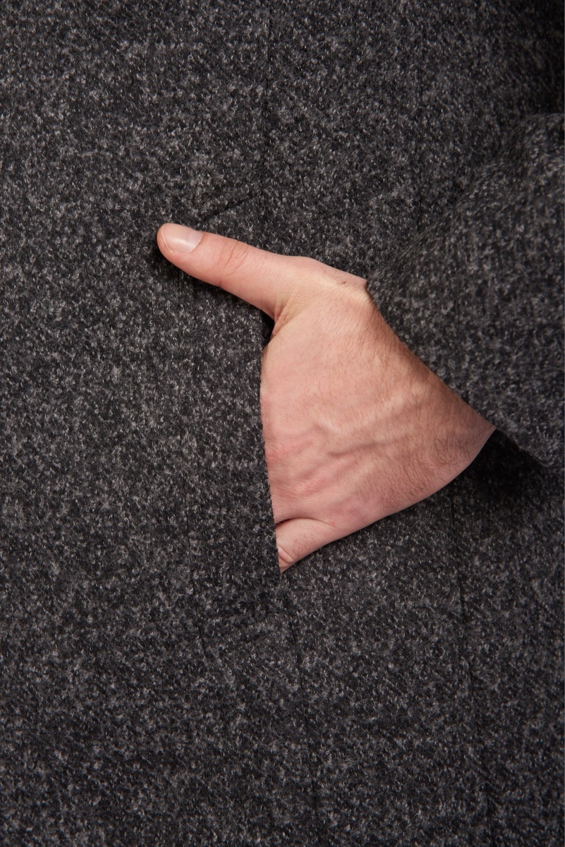 Великолепное полушерстяное мужское пальто Эмслер