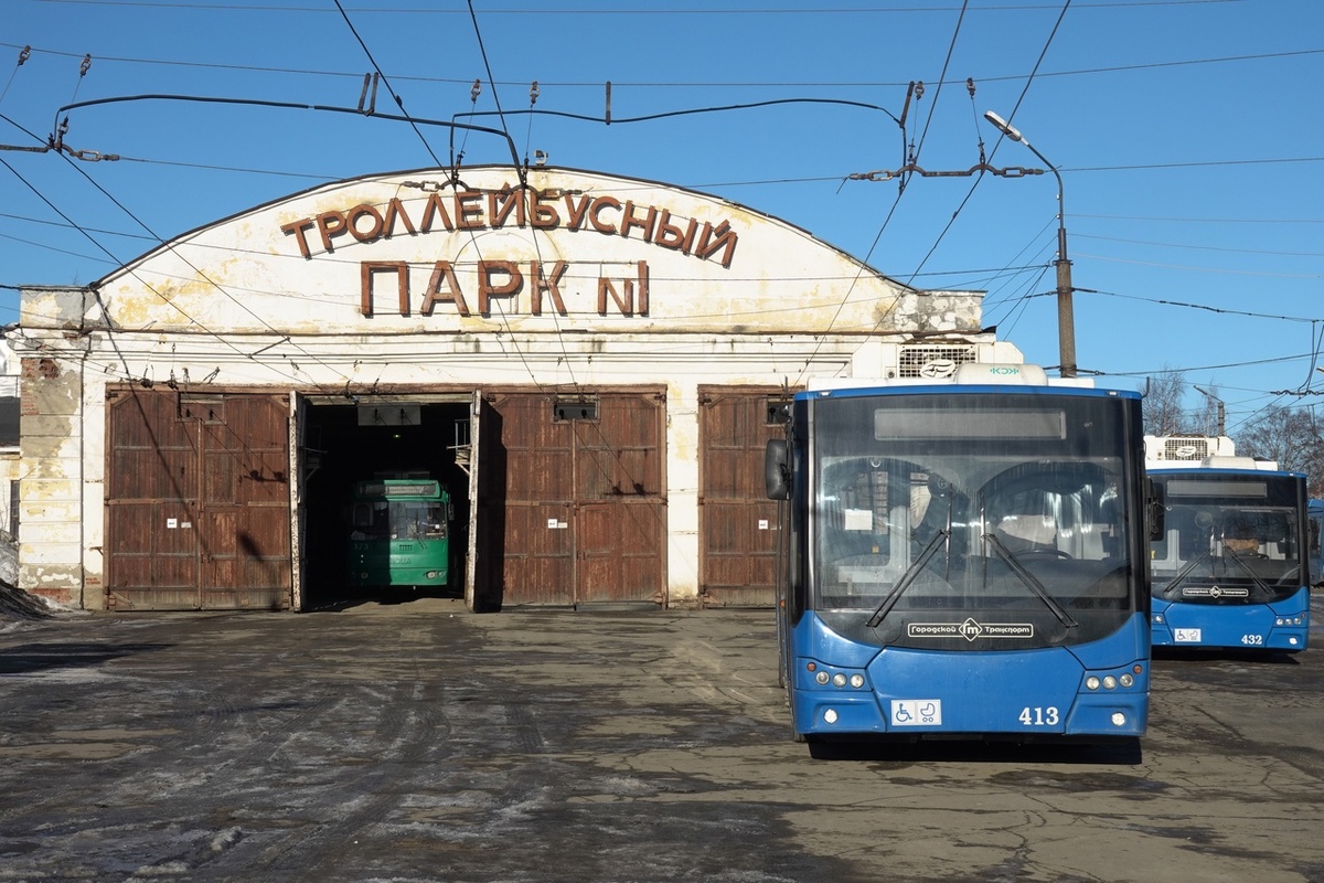     Троллейбусный парк. Фото: "Республика"/Максим Смирнов