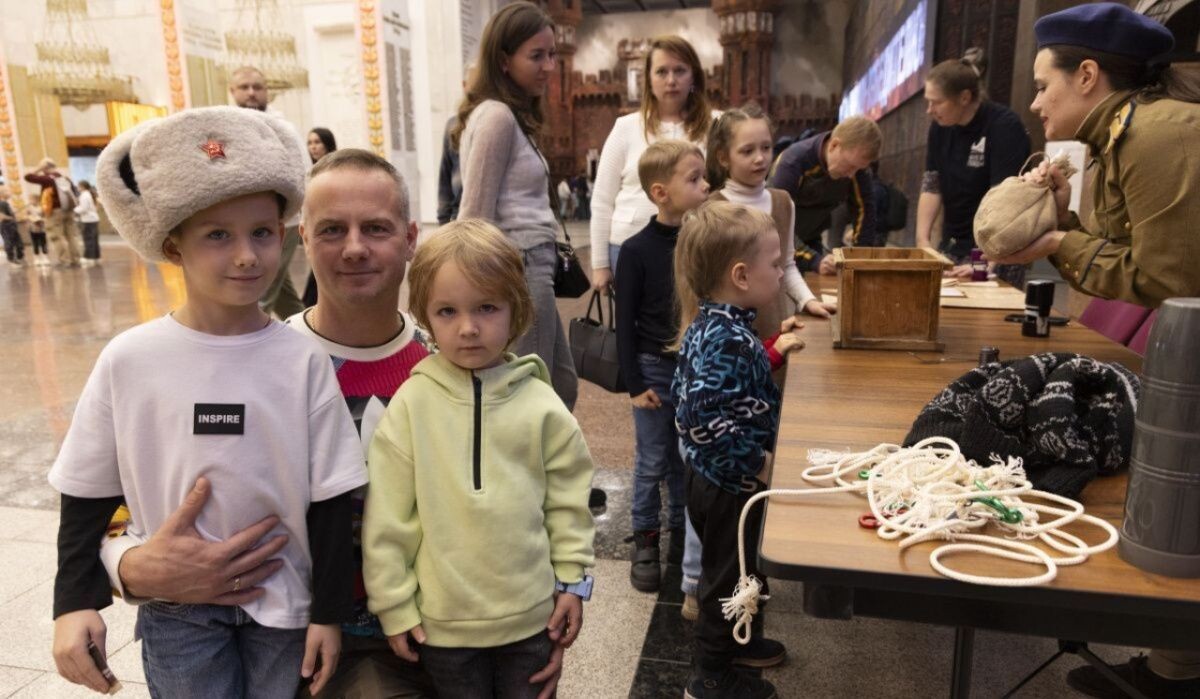     День отца в Музее Победы. Источник: victorymuseum.ru Автор фото: Пресс-служба Музея Победы