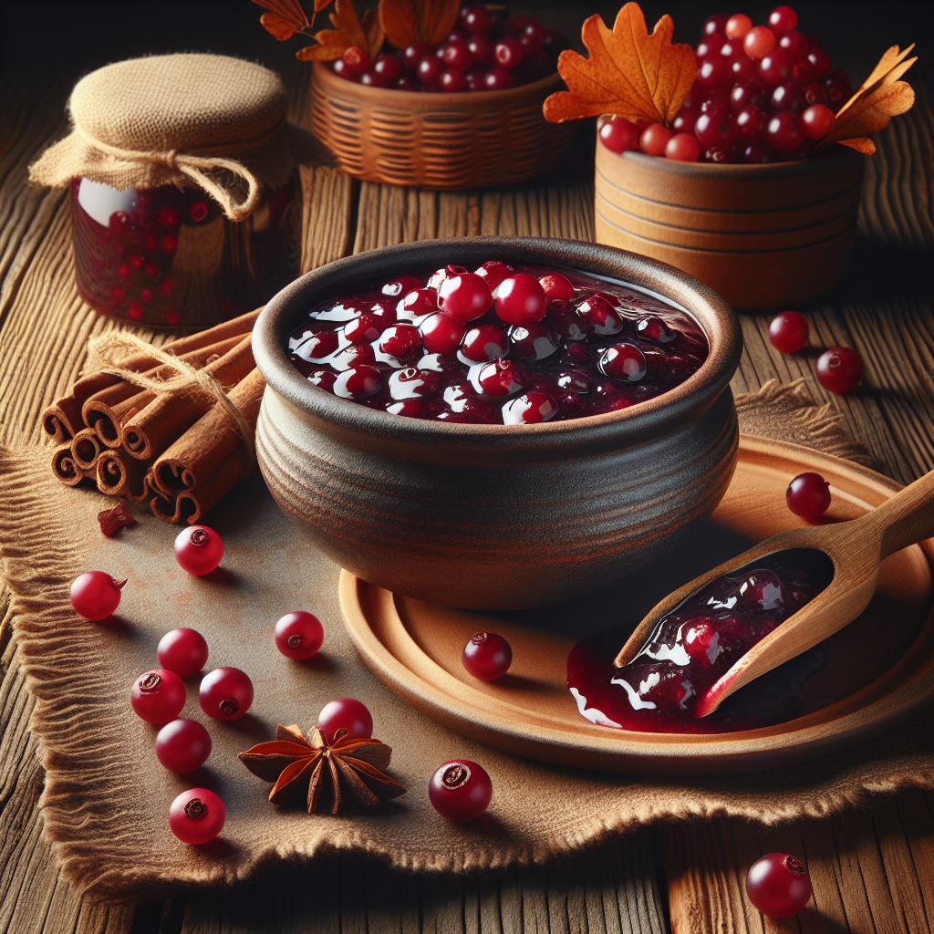 Брусничный соус