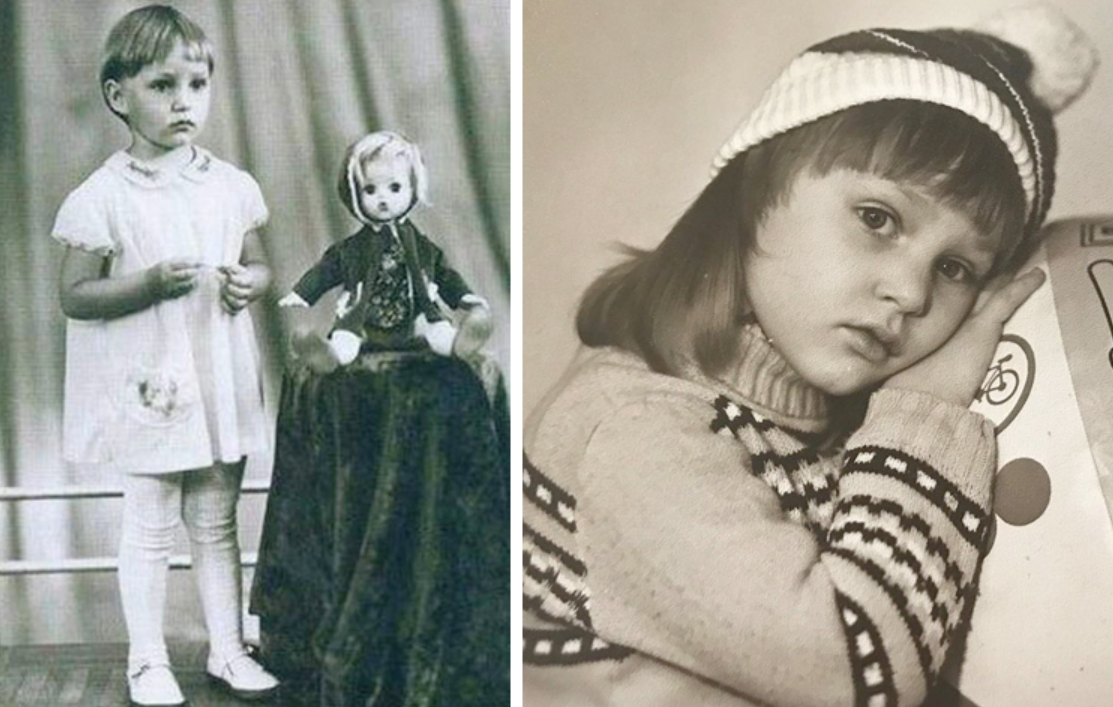 Алла в детстве