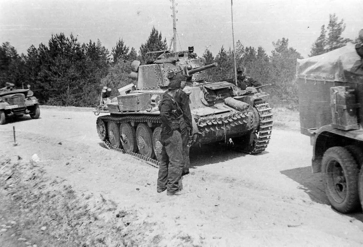 Pz.Kpfw.38(t) Ausf.E во время французской компании