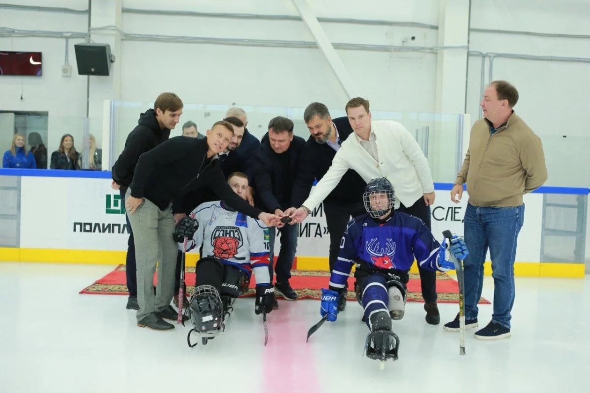    В Дзержинске стартовал второй круг Чемпионата России по следж-хоккею