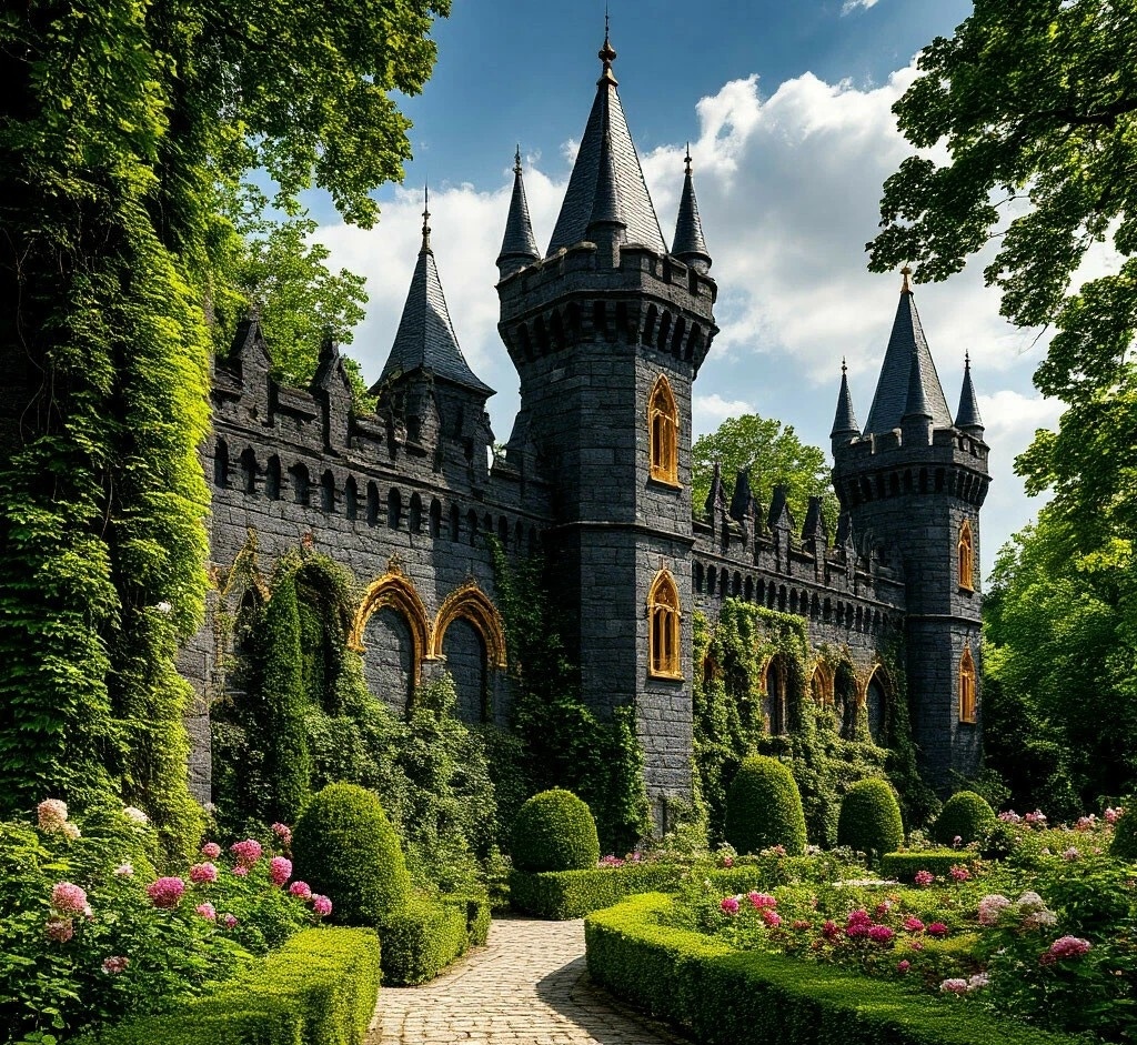 Внутри крепости Тёмного Лика. 