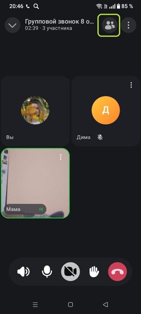 РБК Life📷Как поменять настройки группового видеозвонка в MAX