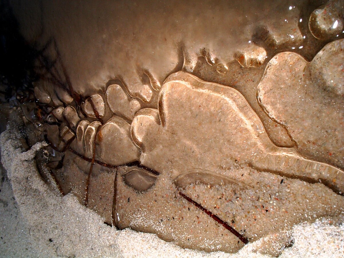 Водно-ледяные осенне-зимние фантазии природы.