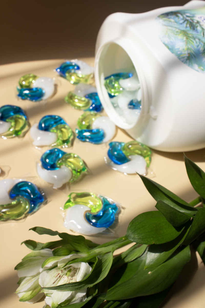 Красивые капсулы для стирки Feracitas