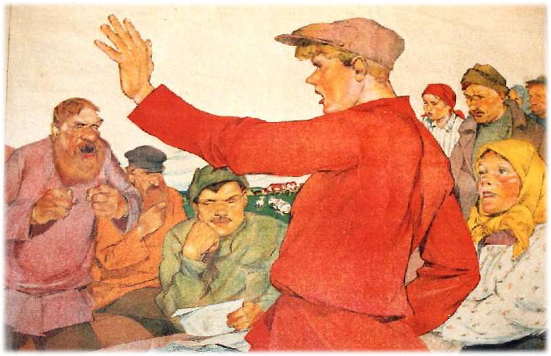 Так в СССР представляли единоличников и кулаков.