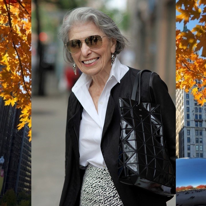 Стильная пенсионерка