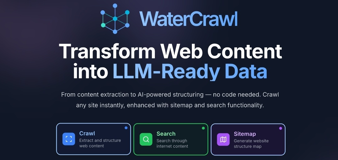 WaterCrawl открытый исходный код