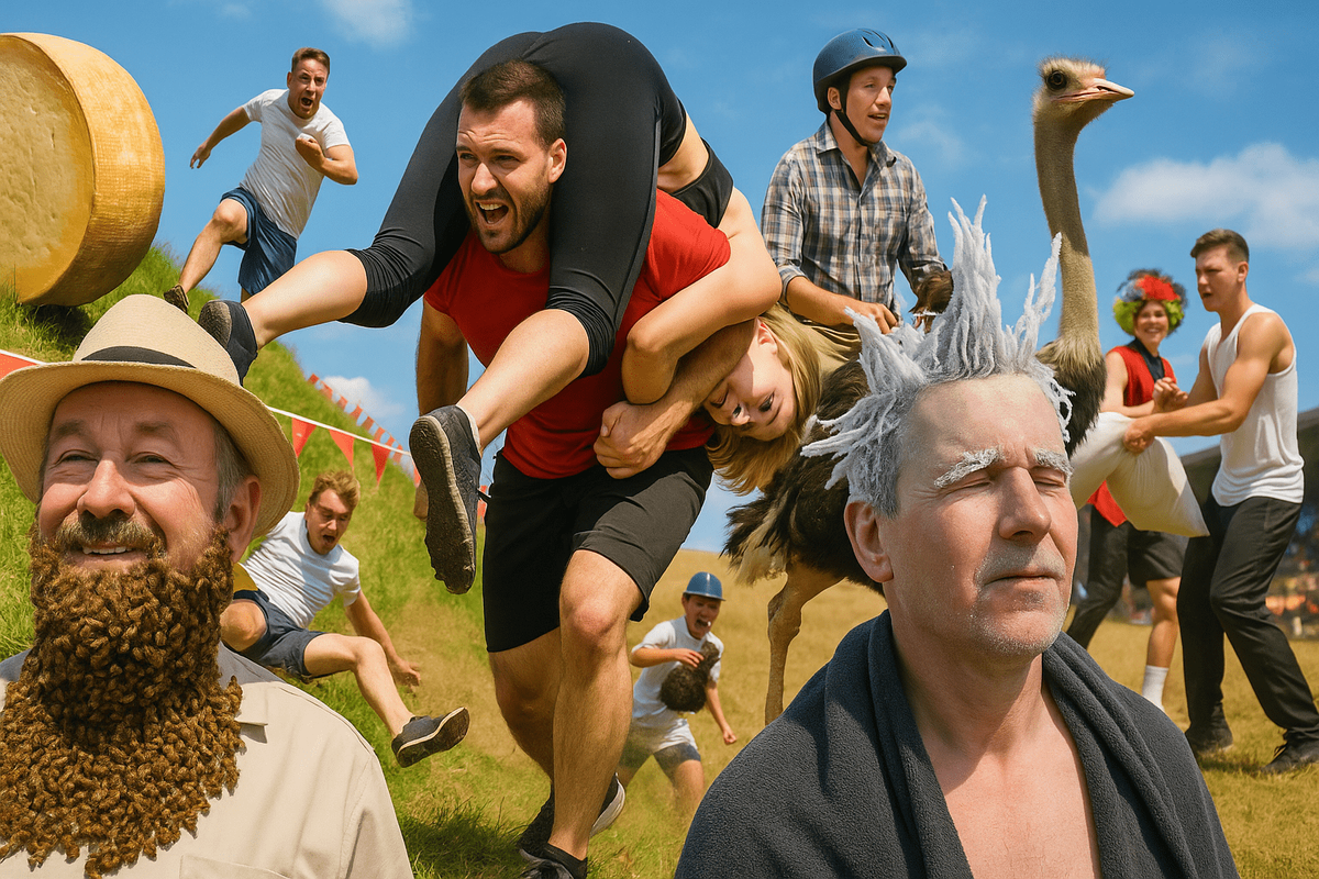    Эти соревнования не приносят медалей и миллионов, но дарят главное — радость, смех и ощущение, что жизнь создана не только для работы.