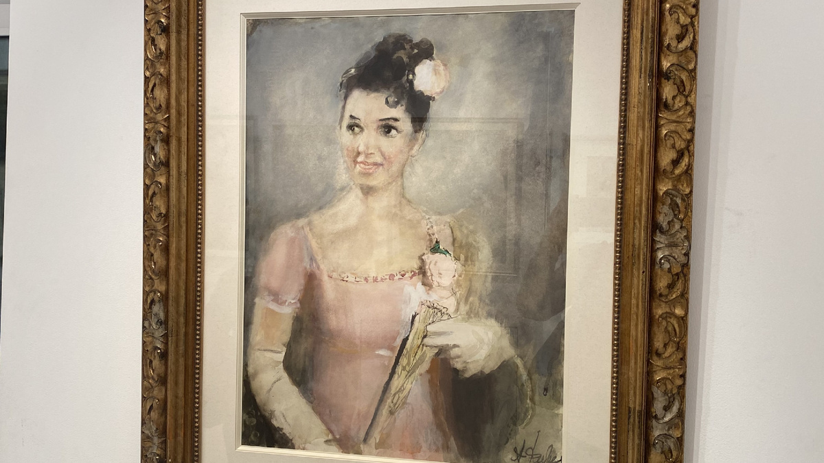 Артур Фонвизин, "Галина Вишневская в партии Наташи Ростовой"(1960-1962)