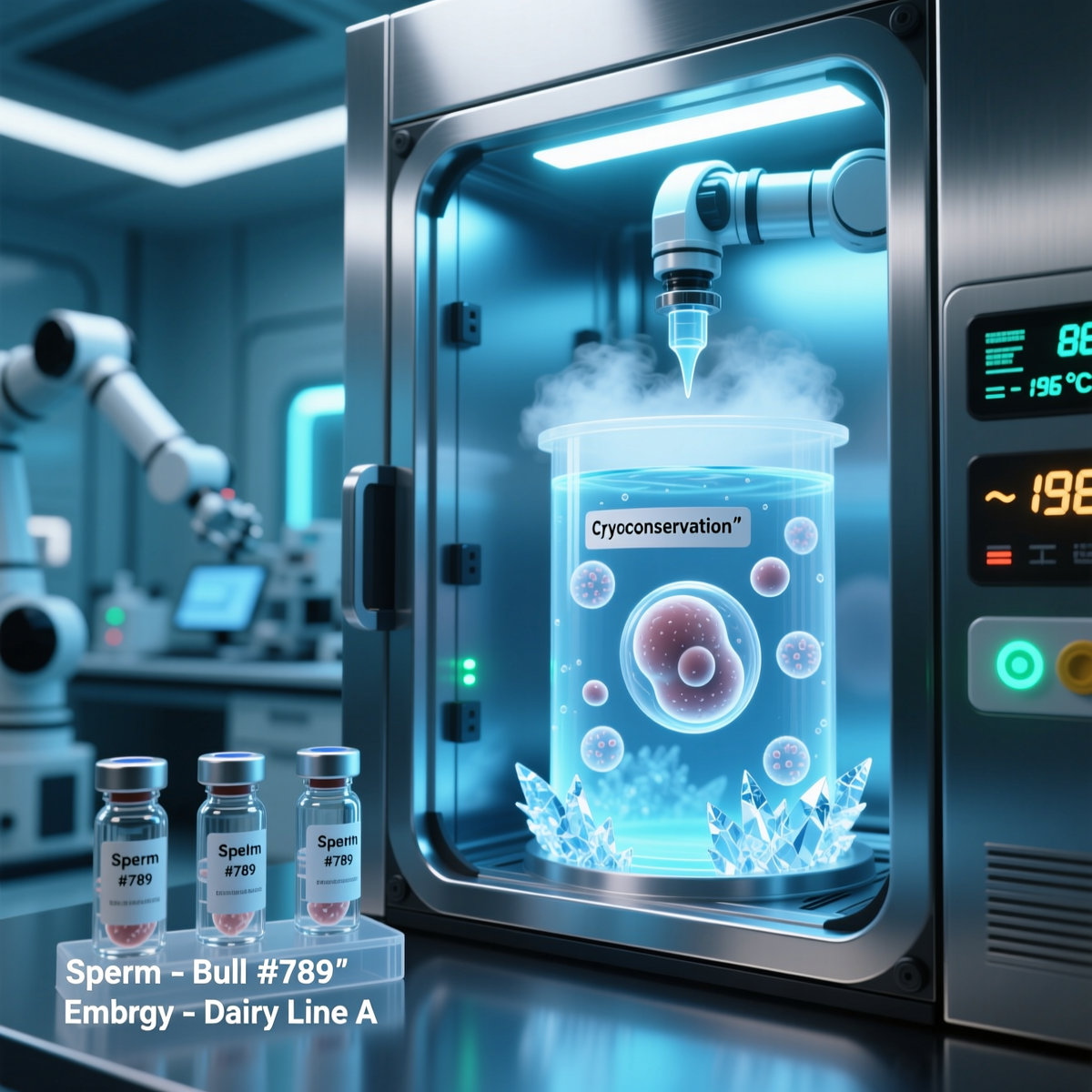 Криоконсервация -технология глубокого замораживания биологических материалов 