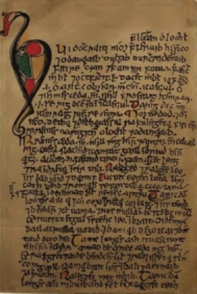 Страница из Cogad Gáedel re Gallaib