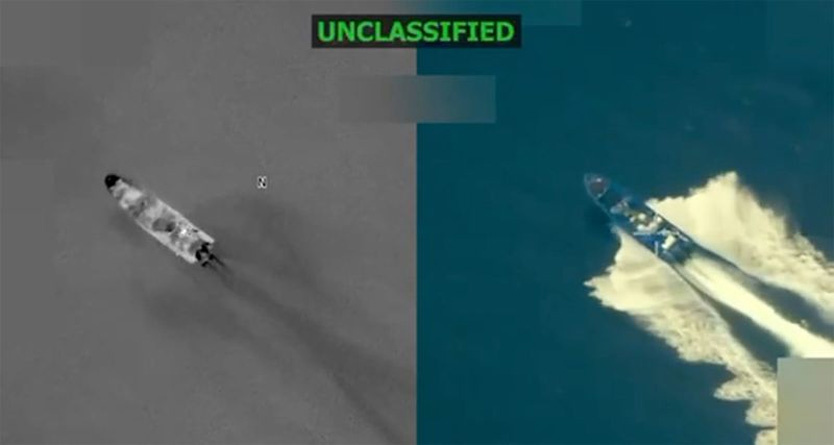    Одна из сбитых американскими ВМС в Карибском море лодок   
Фото: Donald J. Trump / Truth Social