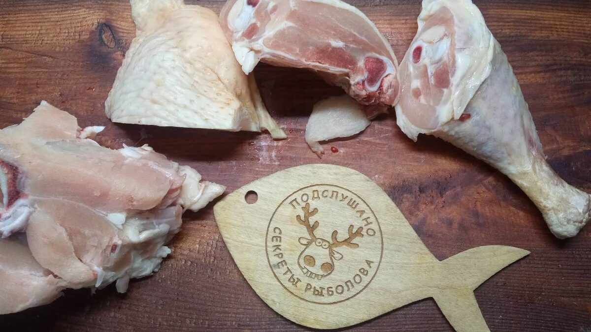 Така выглядит домашняя курица в разрезе