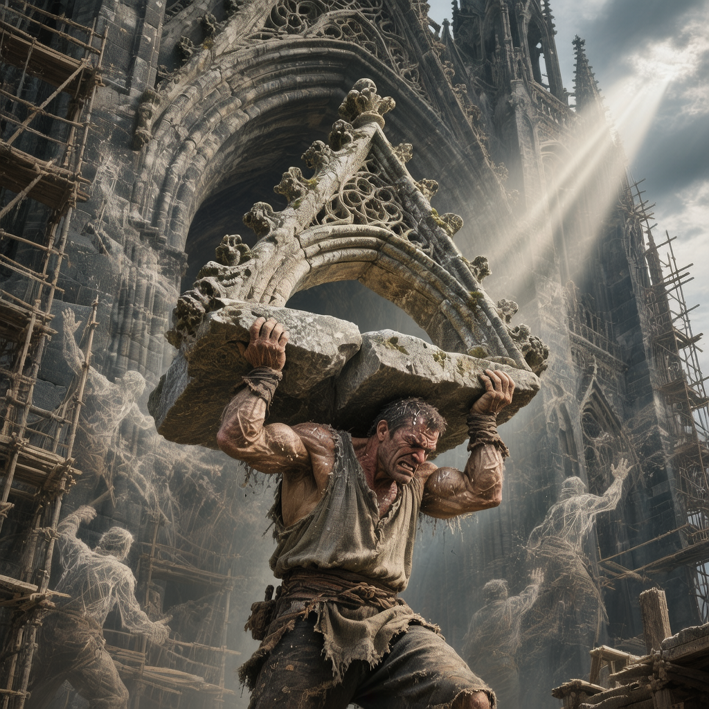 Иллюзия силы. Ты пытаешься в одиночку построить собор, отказываясь от строительных лесов, которые одни только и делают великое возможным.