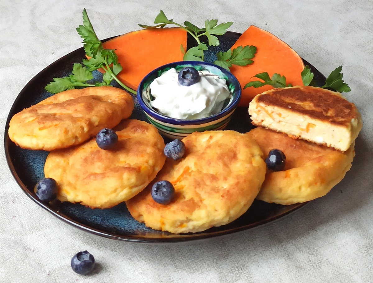 Тыквенные сырники от Ирины Антошиной. 