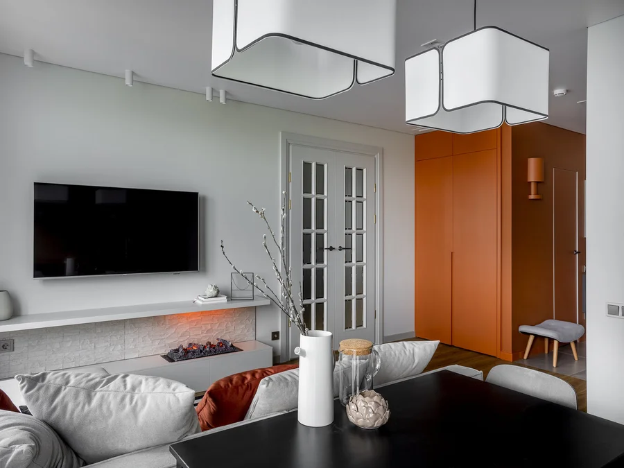 Гармония цвета + яркий акцент