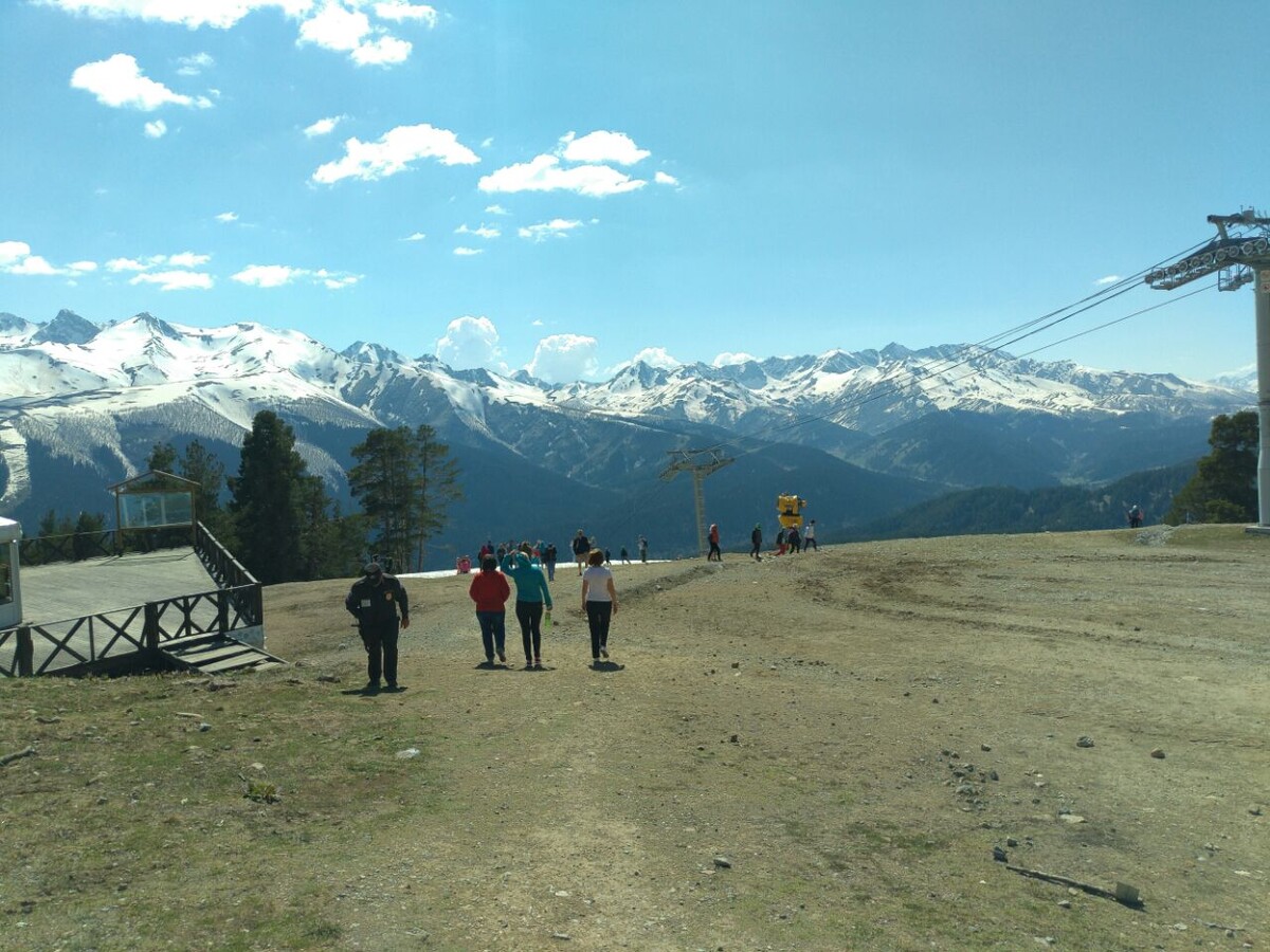 Высоко в горах у посёлка Архыз