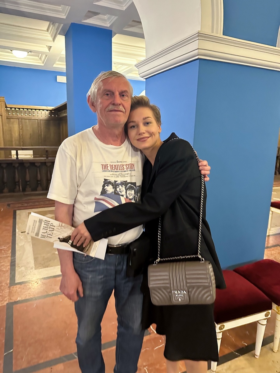 Кристина Асмус с папой