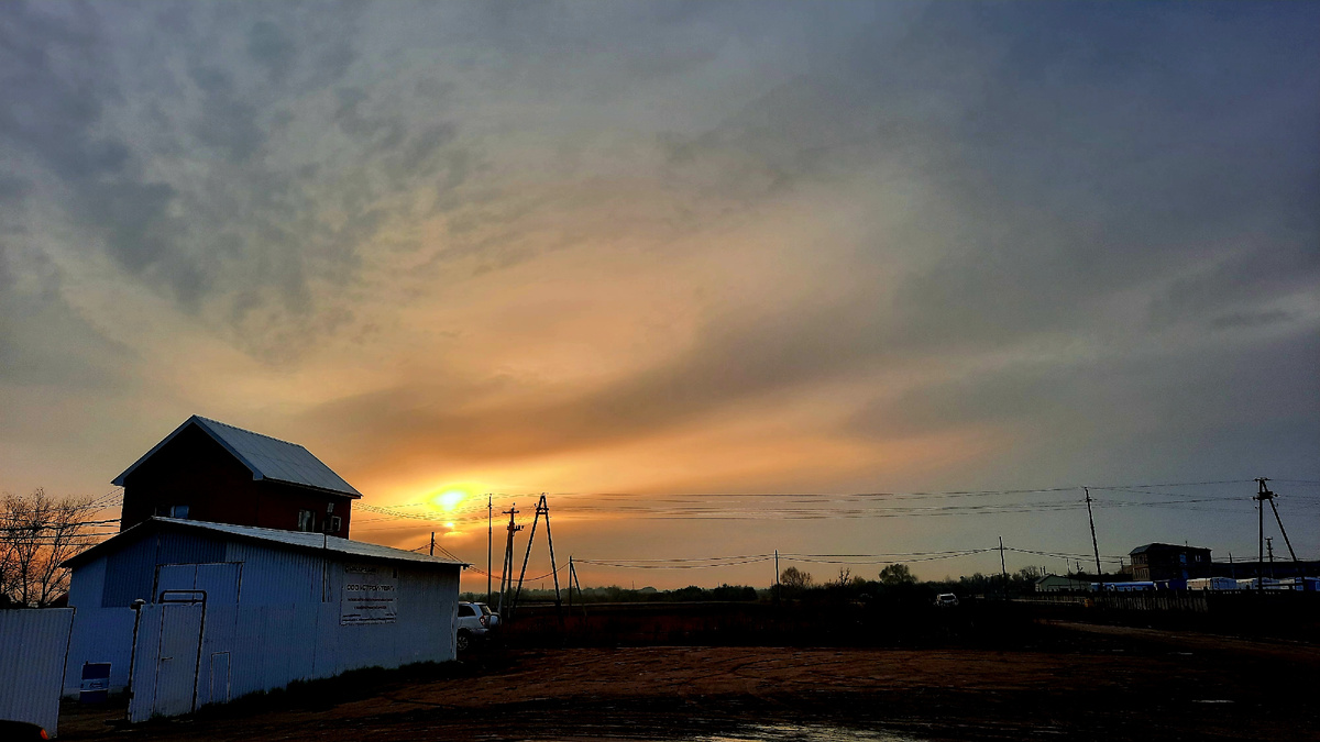 Моё фото, осеннее солнце утром 😊