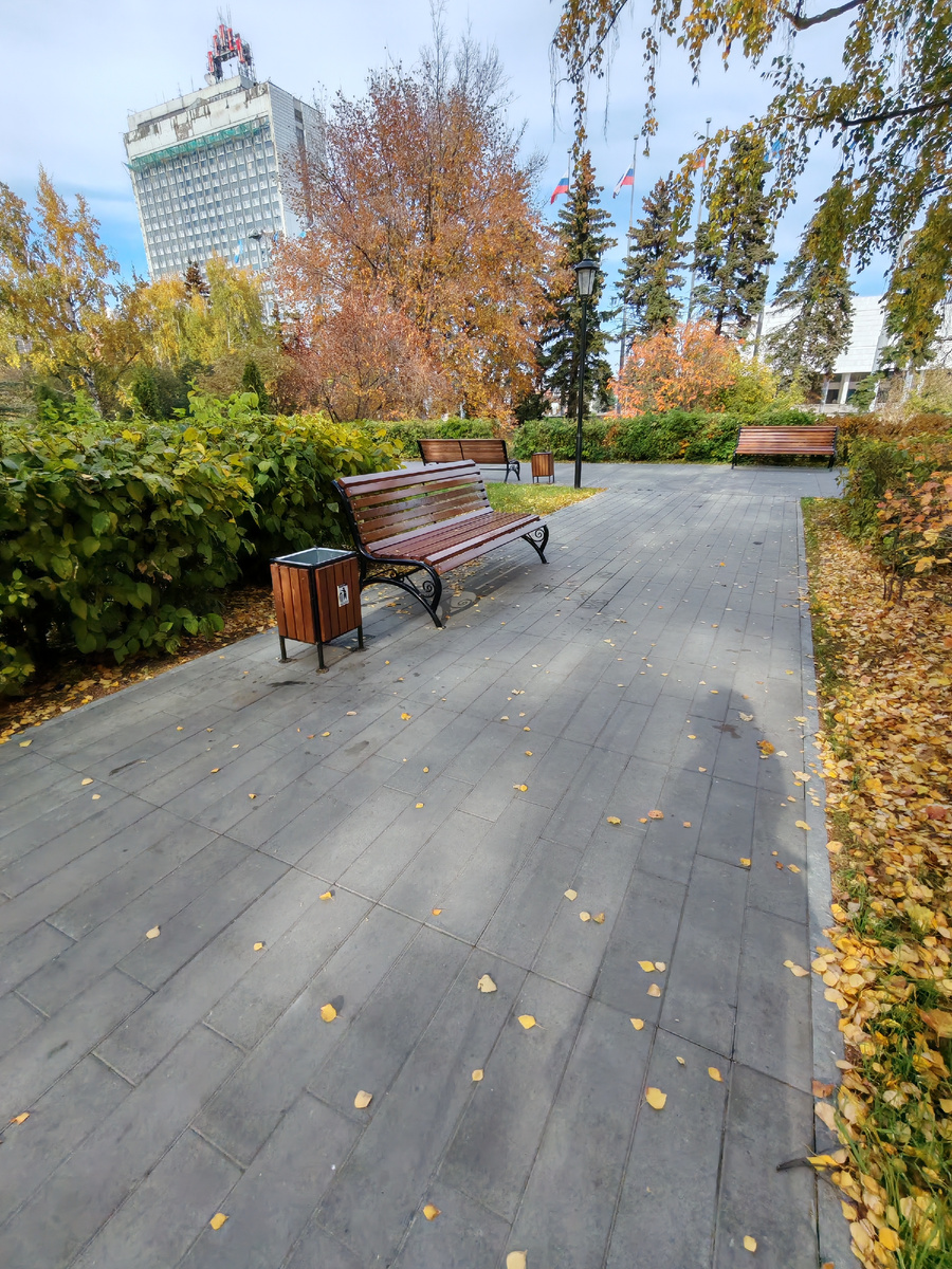 Сквер Языкова г. Ульяновск. Фото автора 