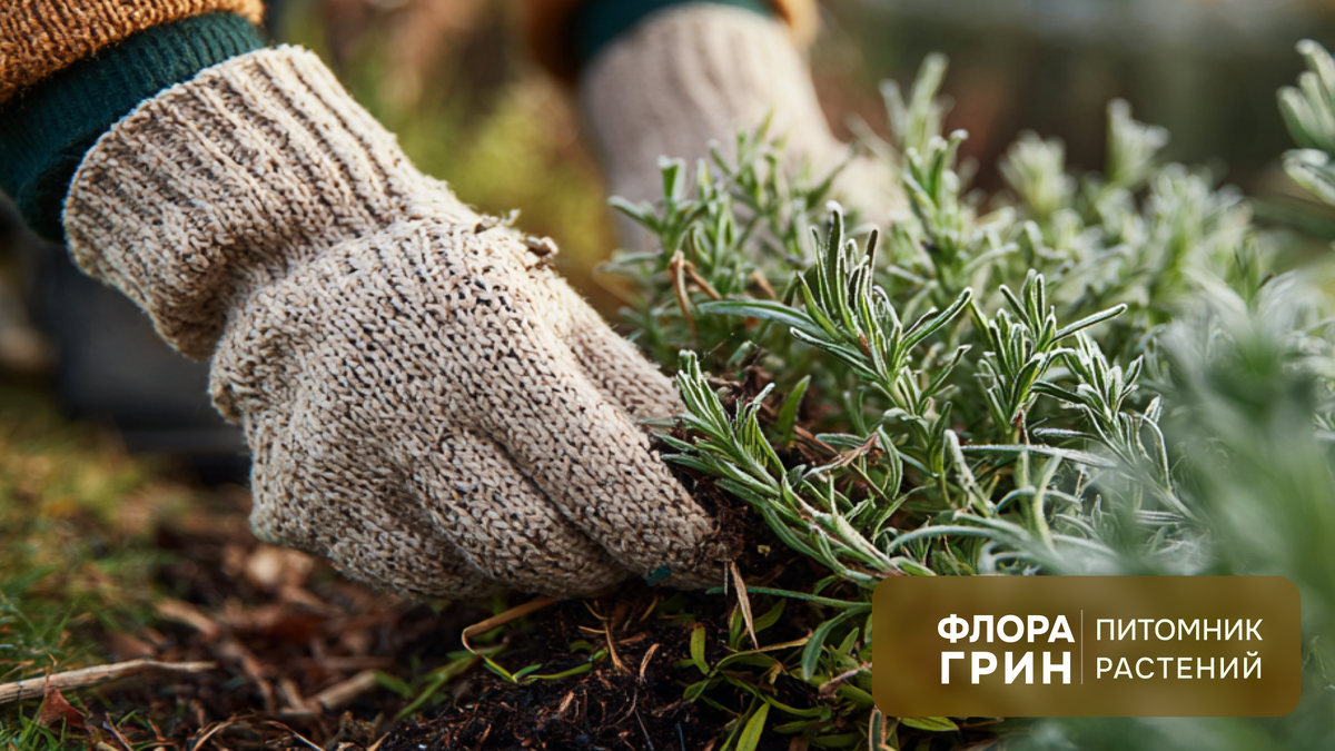 Мульчирование должно быть грамотным — чтобы не перекрыть доступ воздуха к корням. Всё должно дышать!