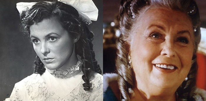 Первый фильм: "За лебединой стаей облаков" (1956); Последний фильм: "Золотой век" (2003)