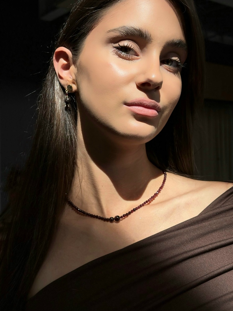 Чокер из натурального гарана