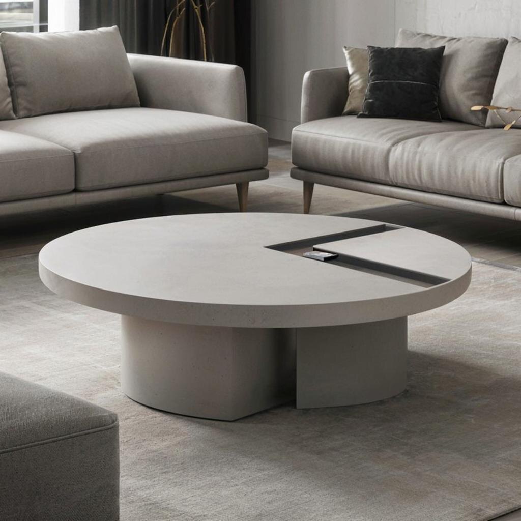  журнальные столик из микроцемента на заказ