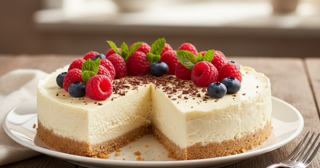 Нежный чизкейк без выпечки "Облако"
