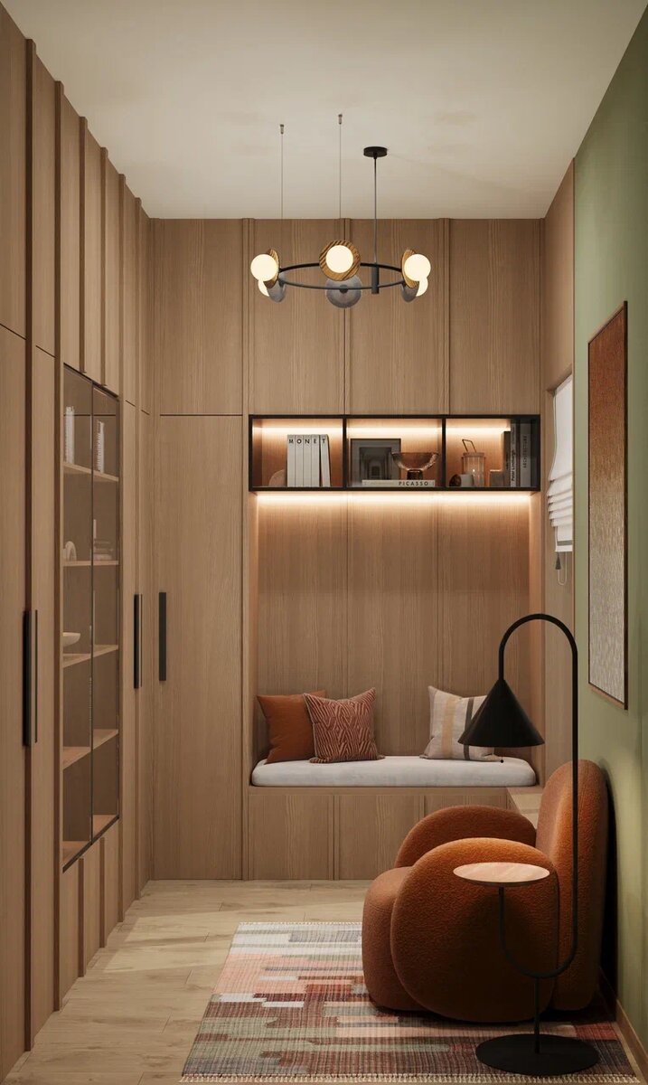 Есть дома, в которых хочется тишины. Не потому что устал, а потому что в ней есть смысл.