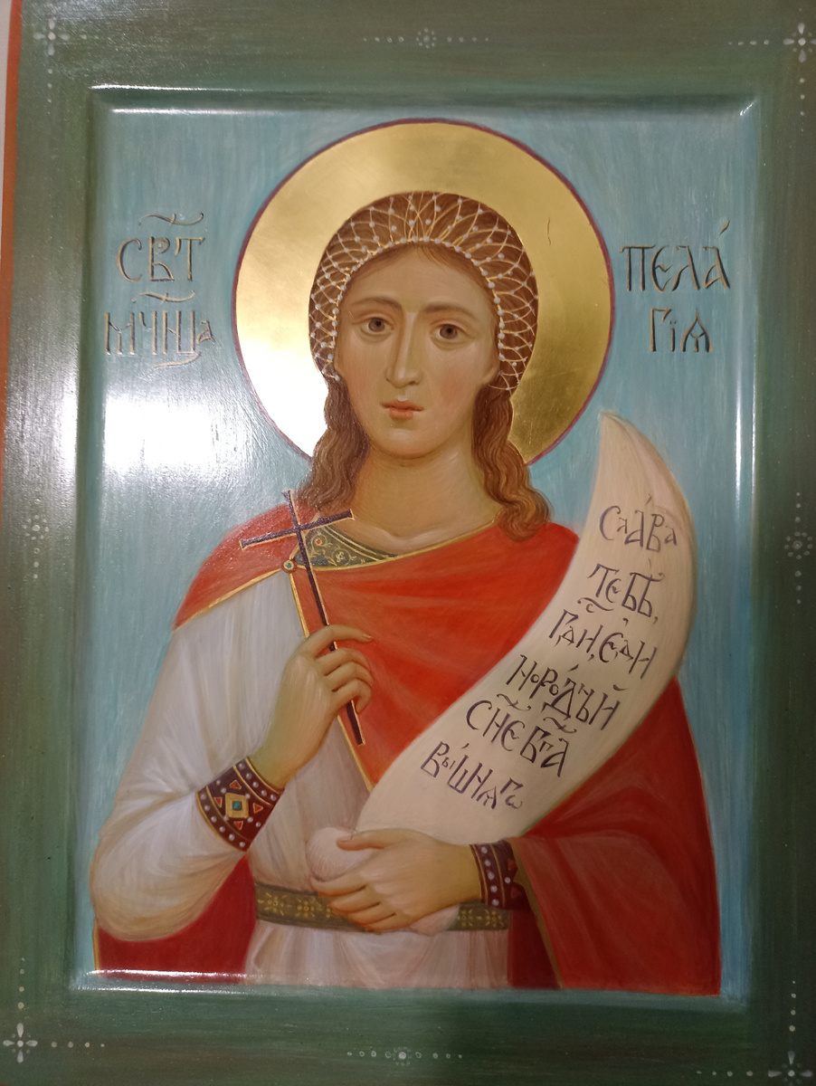 Мученица Пелагия. Икона