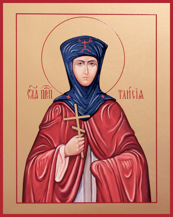 Преподобная Таисия. Икона