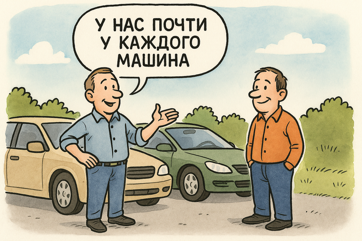 Легковые авто на душу населения: свежие цифры по разным странам